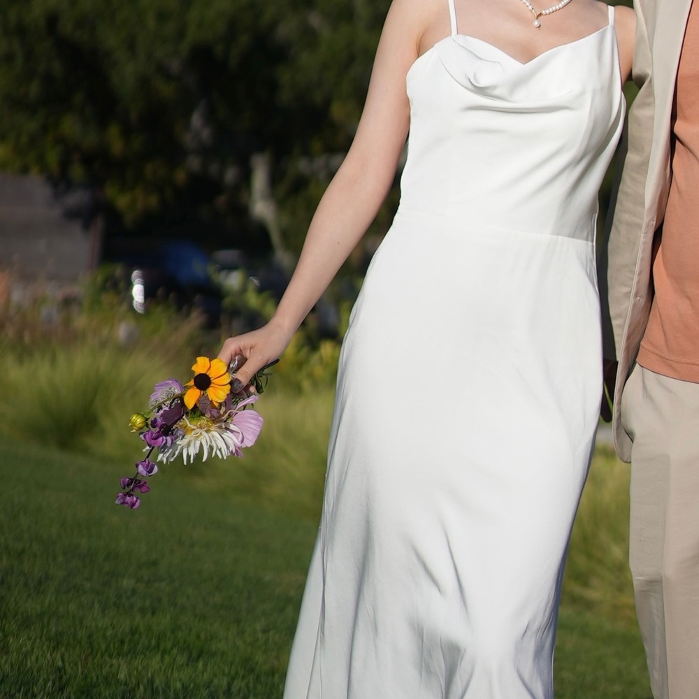 White wedding dress